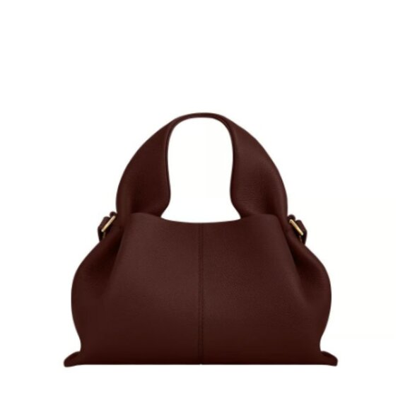 Polene Numéro Neuf Mini Handbag in Textured Sandalwood NWOT - Picture 1 of 9